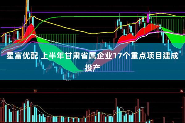 星富优配 上半年甘肃省属企业17个重点项目建成投产